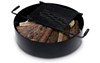 7" High Steel Fire Ring, 30" Dia, 300 Sq. In. Cooking Surface 