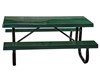 6 Ft. Heavy Duty Fiberglass Picnic Table With Welded Galvanized Steel Frame 