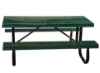 6 Ft. Heavy Duty Fiberglass Picnic Table With Welded Galvanized Steel Frame 