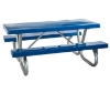 6 Ft. Fiberglass Picnic Table With Galvanized 2-3/8" Bolted Frame