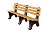 8 Ft. Recycled Plastic Park Garden Bench With Back