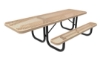RHINO 8 ft. Thermoplastic Polyolefin Coated ADA Compliant Picnic Table with Extended Top