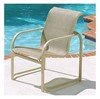 Monterey Dining Chair - Commercial Aluminum Frame With Sling Fabric_2