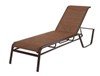 Monterey Chaise Lounge - Commercial Aluminum Frame With Sling Fabric