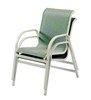 Ocean Breeze Dining Chair - Commercial Aluminum Frame With Sling Fabric_4