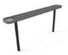 Picture of RHINO 6 Ft. Thermoplastic Coated Steel Pedestal Bench Without Back - Quick Ship