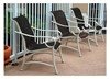 Tradewind Dining Chair - Commercial Aluminum Frame With Sling Fabric_3