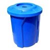 42 Gallon Plastic Receptacle with 4” Recycle Lid & Liner