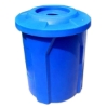 42 Gallon Plastic Receptacle with 4” Recycle Lid & Liner