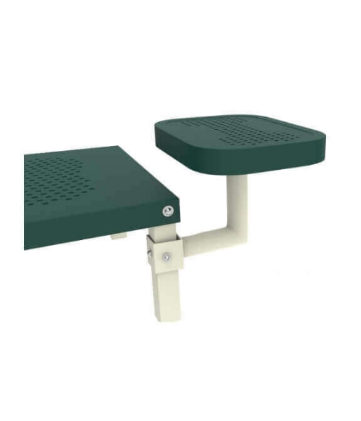 Dog Park Square Bone Table Arm and Pod Accessory - Powder Coated 