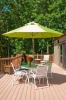 9 Foot Octagon Aluminum Rib Market Umbrella with Marine Grade Fabric