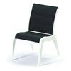 Telescope Dune Sling Dining Chair with Armless Marine Grade Polymer Frame 