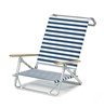 Telescope Mini-Sun Chaise Beach Chair With Aluminum Frames And Hard Wood Arms - Pack Of 2 
