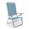 Telescope Light 'N Easy High Boy Beach Chair with Aluminum Frames and Hard Wood Arms - Pack of 4
