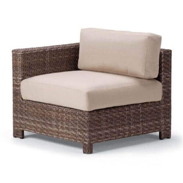 Telescope La Vie Outdoor Cushion End Sectional with Wicker Frame - Pack of 2