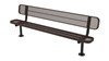 Picture of Ultra Leisure Expanded Style Polyethylene Coated Steel Stationary Bench - 6 or 8 ft.