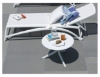 24" Round Spritz Plastic Resin  Table