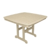 43" Square Nautical Recycled Plastic Dining Table From Polywood