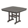 43" Square Nautical Recycled Plastic Dining Table From Polywood