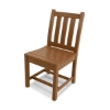 Traditional Garden Recycled Plastic Dining Chair from Polywood Traditional Garden Recycled Plastic Armless Dining Chair From Polywood