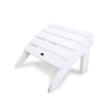 Seashell Adirondack Recycled Plastic Ottoman From Polywood