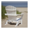 Seashell Adirondack Recycled Plastic Patio Chair from Polywood