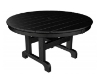 36" Round Recycled Plastic Conversation Dining Table From Polywood