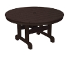 36" Round Recycled Plastic Conversation Dining Table From Polywood