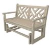 Chippendale Recycled Plastic Porch Glider Bench from Polywood