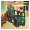 Adirondack Recycled Plastic Glider Ottoman From Polywood