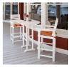 Captain Recycled Plastic Bar Chair From Polywood