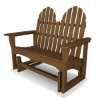 Adirondack Recycled Plastic Porch Glider Bench From Polywood