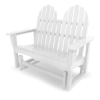 Adirondack Recycled Plastic Porch Glider Bench From Polywood