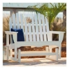 Adirondack Recycled Plastic Porch Glider Bench From Polywood