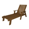 Captain Recycled Plastic Chaise Lounge From Polywood