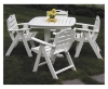 Nautical Recycled Plastic Lowback Dining Chair From Polywood