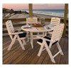 Nautical Recycled Plastic Highback Dining Chair From Polywood