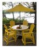 South Beach Adirondack Recycled Plastic Patio Counter Chair From Polywood