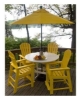 South Beach Adirondack Recycled Plastic Patio Counter Chair From Polywood