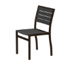 Euro Recycled Plastic Armless Dining Chair From Polywood