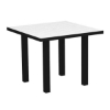 36" Square Euro Recycled Plastic Dining Table from Polywood