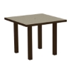 36" Square Euro Recycled Plastic Dining Table from Polywood