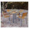 36" Square Euro Recycled Plastic Dining Table from Polywood