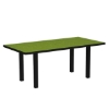 72" X 36" Rectangle Euro Recycled Plastic Dining Table From Polywood