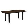 72" X 36" Rectangle Euro Recycled Plastic Dining Table From Polywood
