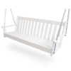 Vineyard Recycled Plastic Porch Bench Swing From Polywood With Chain Kit