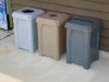 32 Gallon Plastic Receptacle with 10” Recycle Lid & Liner