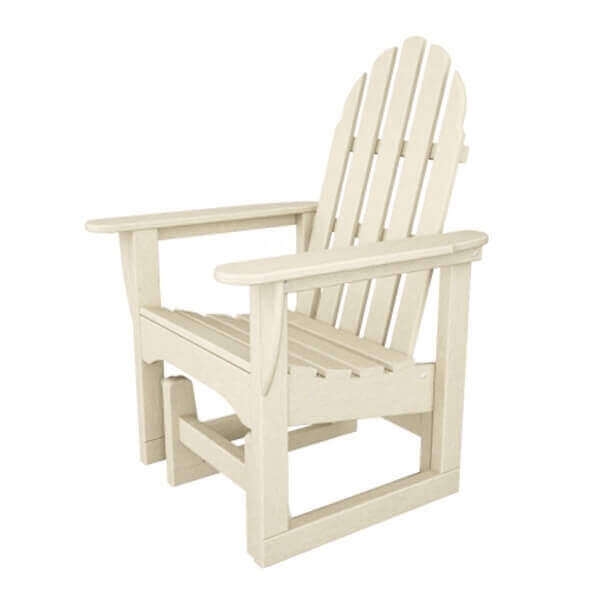 Adirondack Recycled Plastic Porch Glider Chair From Polywood