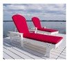 South Beach Chaise Lounge Full Cushion From Polywood