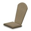 Shell Back Adirondack Chair Full Cushion from Polywood